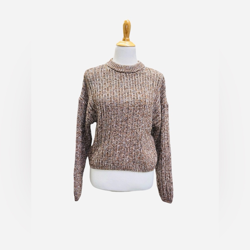 Universal thread M chunky sweater brown